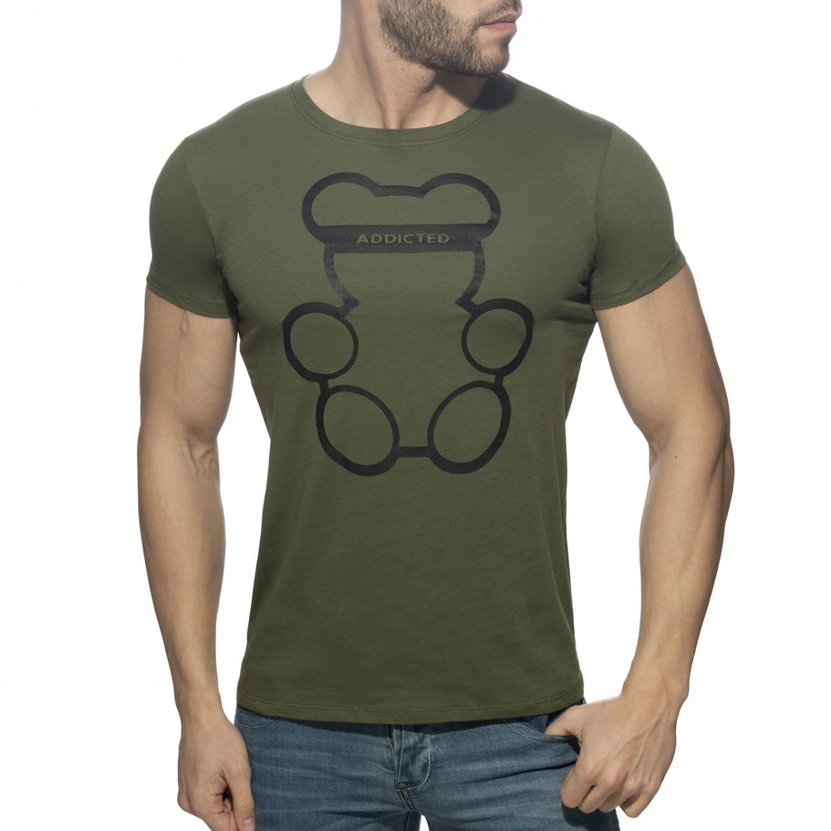 BEAR ROUND NECK T-SHIRT