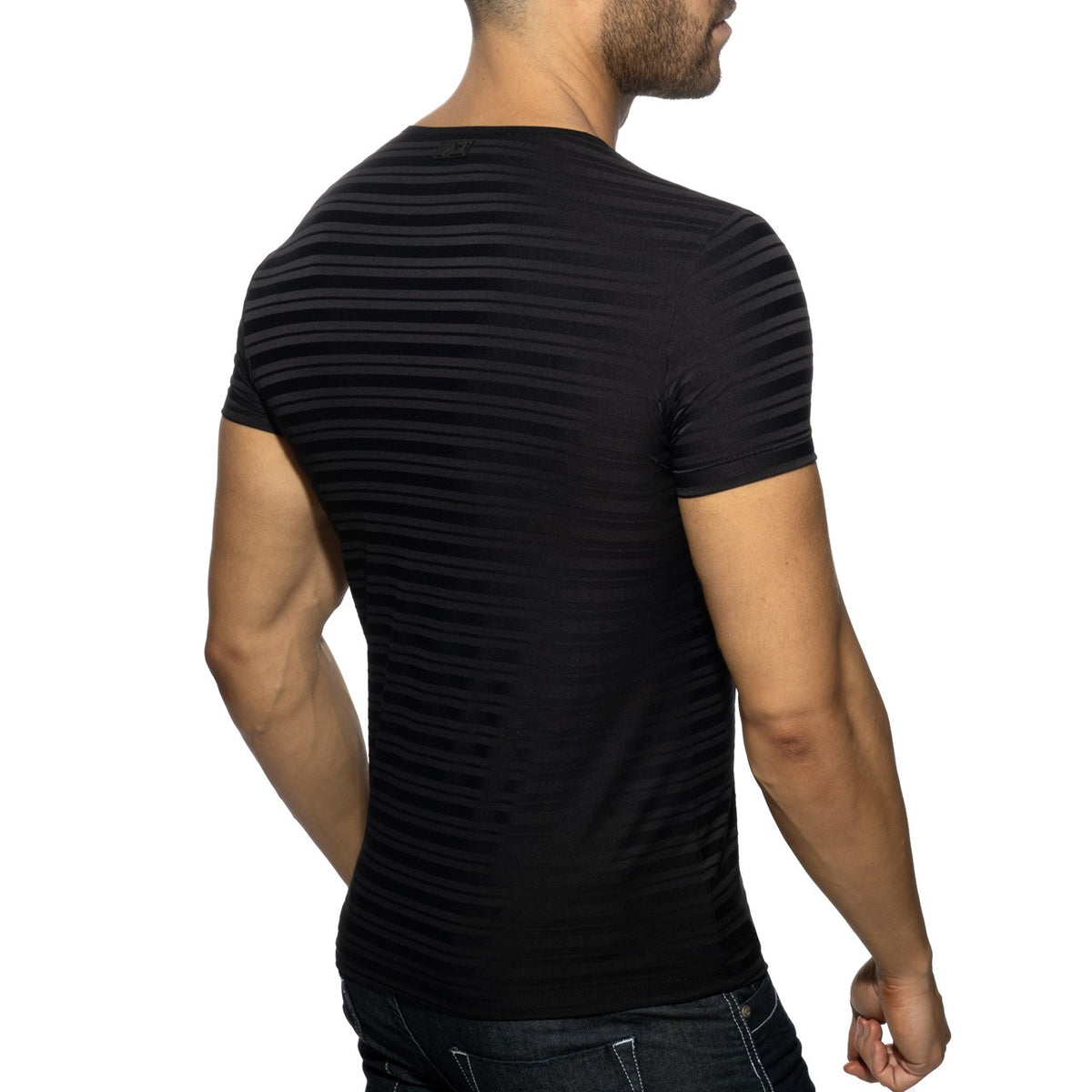 BLACK STRIPES T-SHIRT