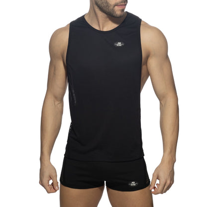 MESH-STRIPED LOW RIDER
