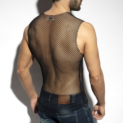 BEACHY NET TANK TOP